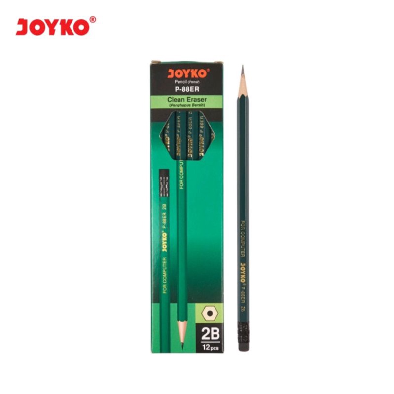 

(1 Biji) GROSIR Pensil Joyko 2B P-88ER / Pencil Joyko 2B P-88ER (1 Biji)