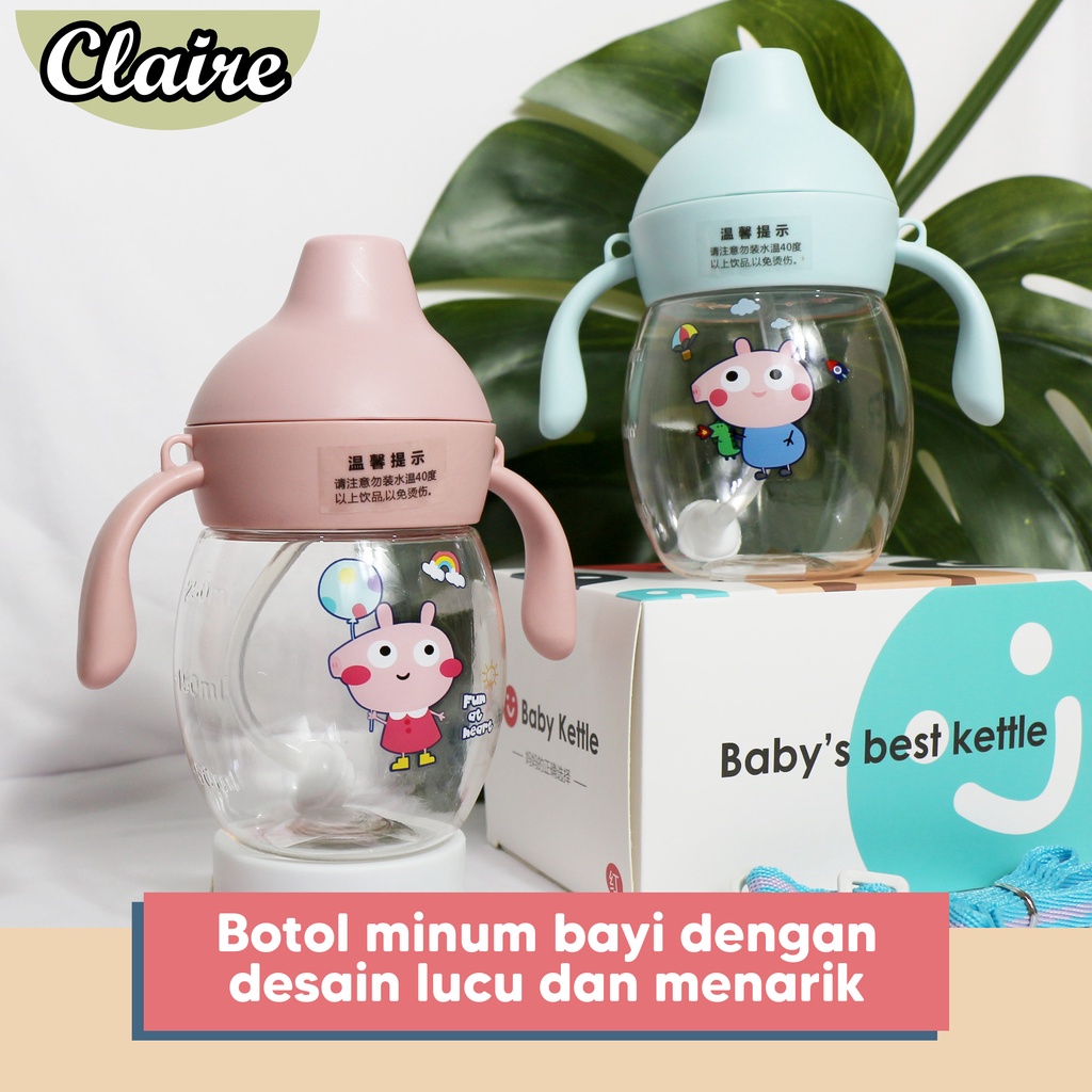 BOTOL MINUM BAYI 270ML / BOTOL MINUM BAYI DUA TANGAN / BOTOL MINUM TERBARU