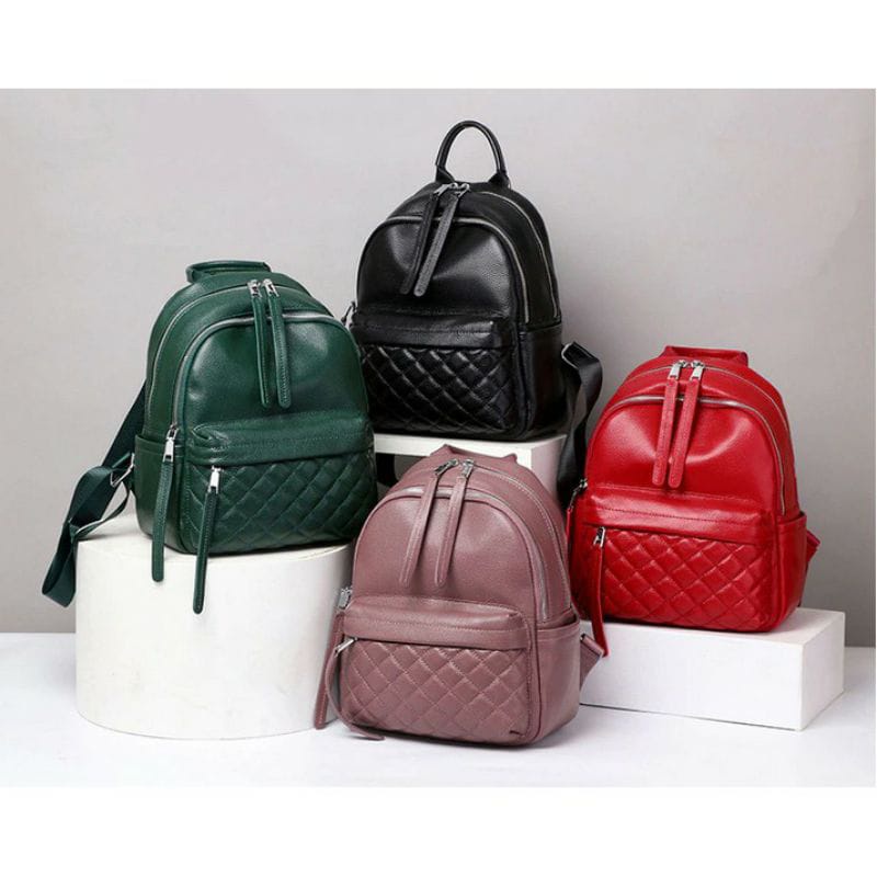 Tas Ransel Wanita - Tas Wanita Premium Backpack Kulit Import Bordir Aurell Korean Style lovestory BISA COD