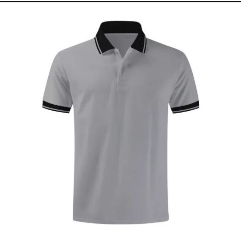 KAOS POLO - KAOS KERAH POLOS TANPA LOGO - T-SHIRT PRIA LOGO EIGER