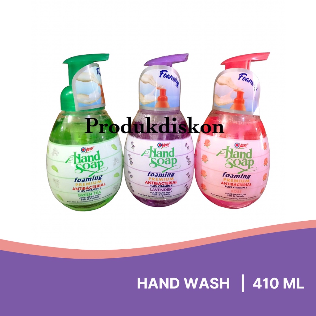 Jual YURI Hand Soap Foaming Pump 410ml Sabun Cuci Tangan Shopee