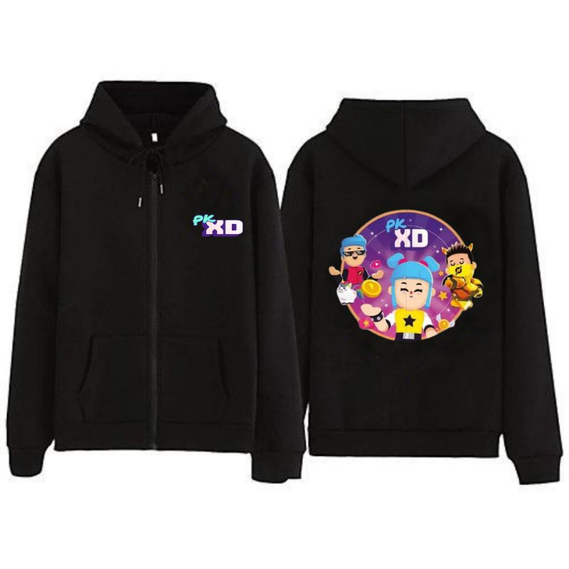 Hoodie Ziper Anak Game PK XD Bahan Premium