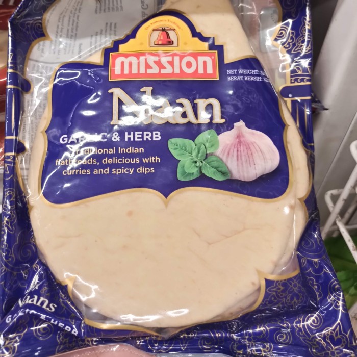 

Past Mission Naan Garlic Herb 320Gr