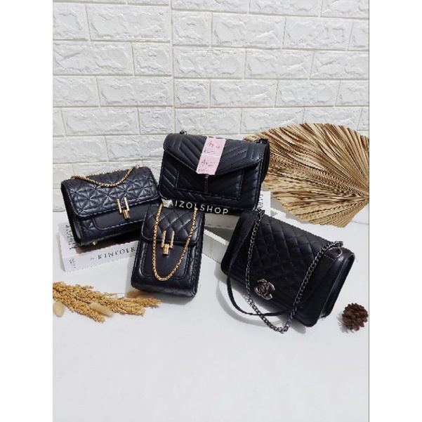 Paket Bundling Yessy Aurel Aruni slingphone tas selempang wanita paket usaha