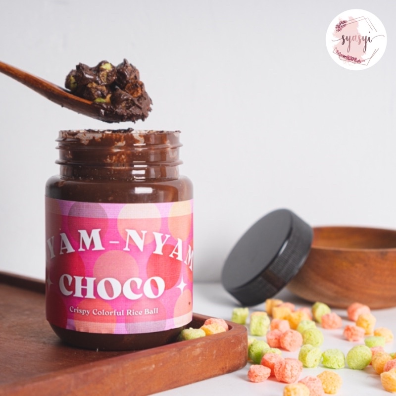 PROMO TERMURAH‼️‼️ CHOCO JAR RICE CRISPY | CEMILAN COKLAT LUMER RENYAH DAN ENAK BY SYASYI