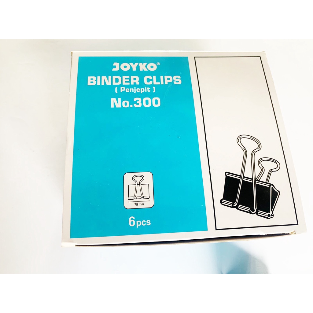 

BINDER CLIP NO.300-JOYKO- PENJEPIT KERTAS
