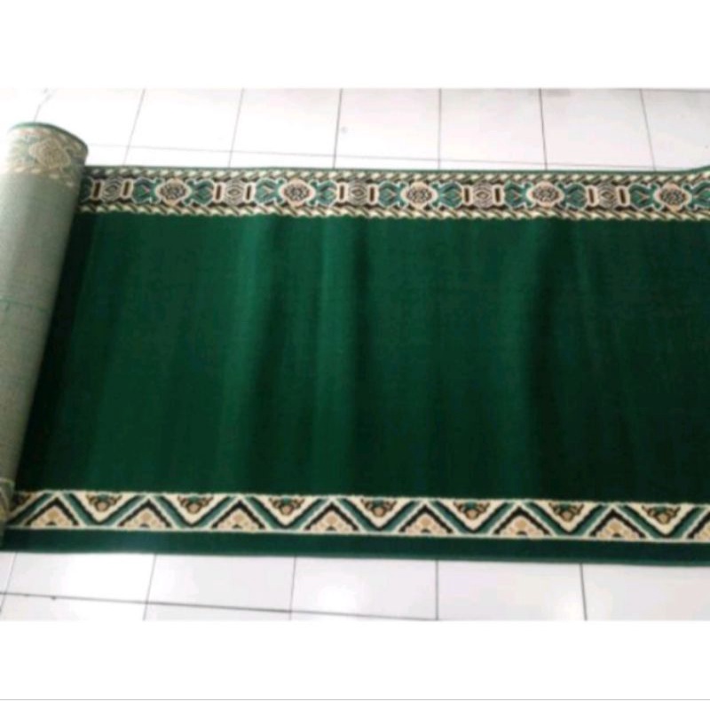 Karpet Sajadah Roll Moderna Motif Masjid Ukuran 105 X 570 CM sajadah Masjid Roll