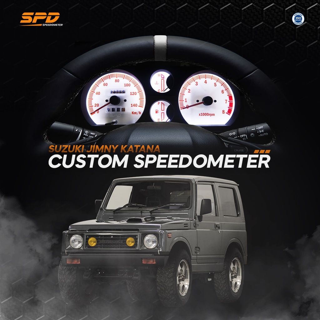 PANEL SPEEDOMETER CUSTOM SUZUKI JIMNY KATANA - SPD SPEEDOMETER