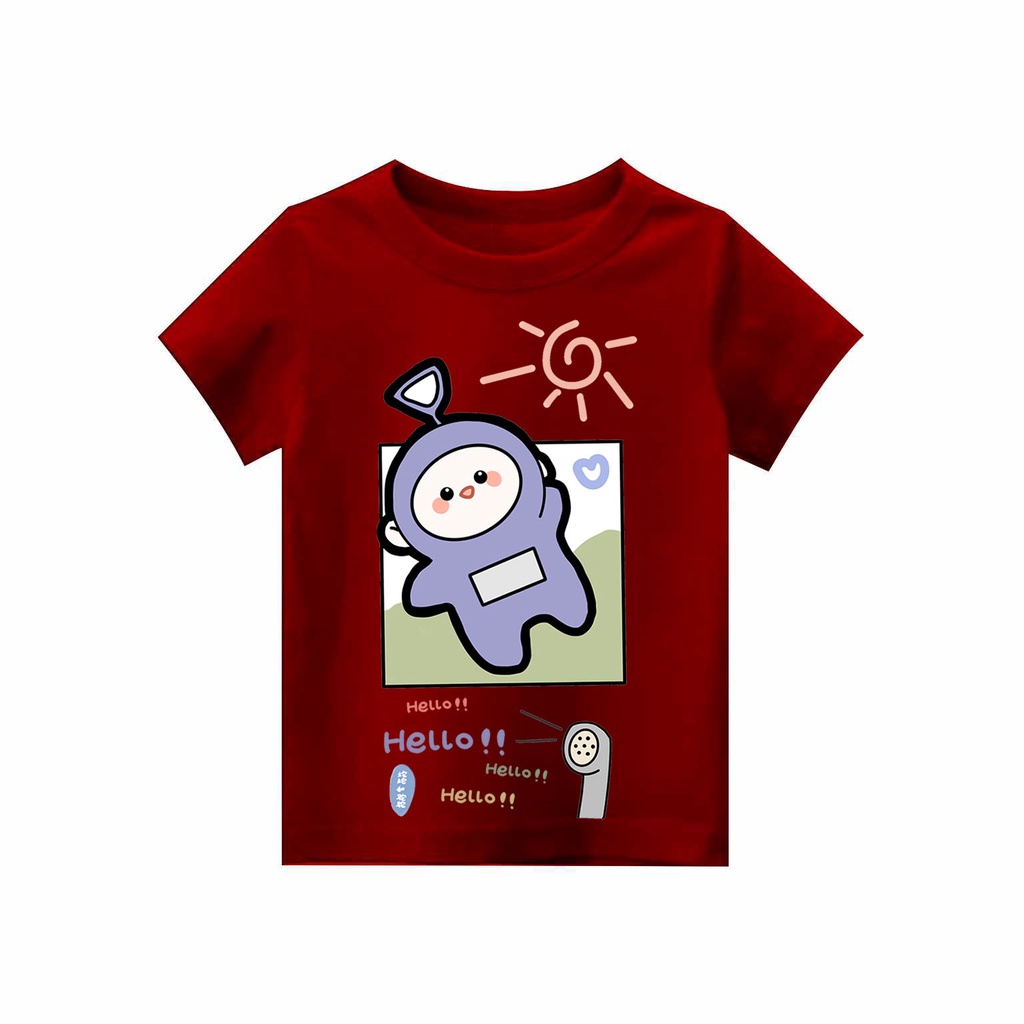 Kaos Anak laki-laki &amp; perempuan motif teletubbies | kaos combed 30s printing | Kaos Distro anak