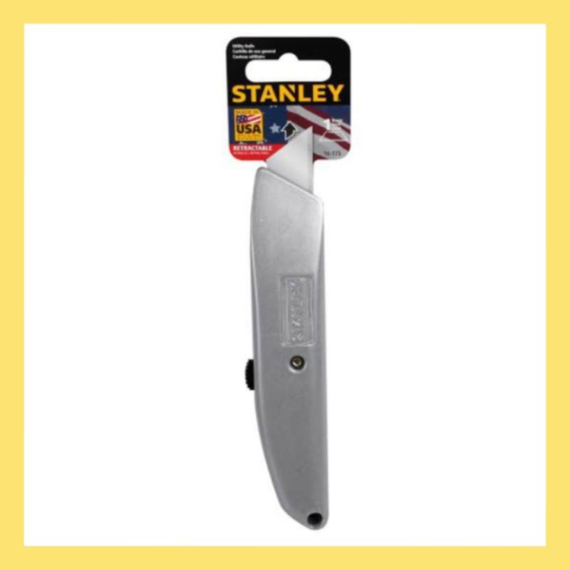 

Pisau Cutter Stanley ( 10-175 ) Plastic Retractable Utility Knife