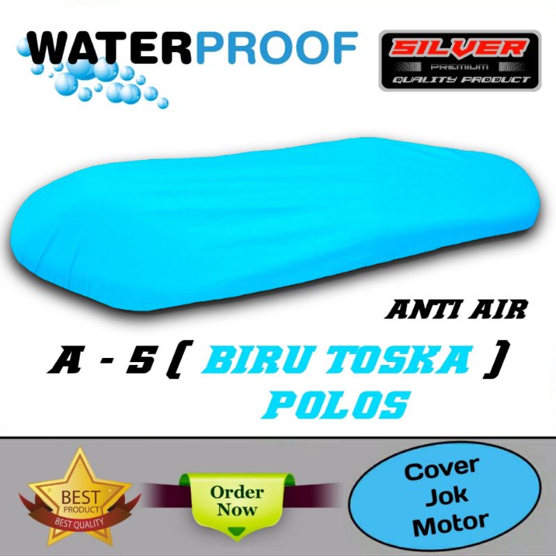 Cover Jok MOTOR Waterproof universal varian satu warna