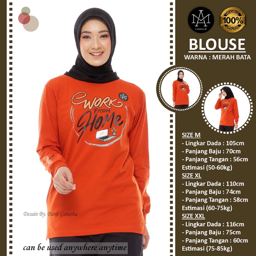 KAOS MAREEMA id MAREEMAid 100% ORIGINAL ORI ASLI BLOUSE BAJU TSHRIT ATASAN PAKAIAN FASHION WANITA CE