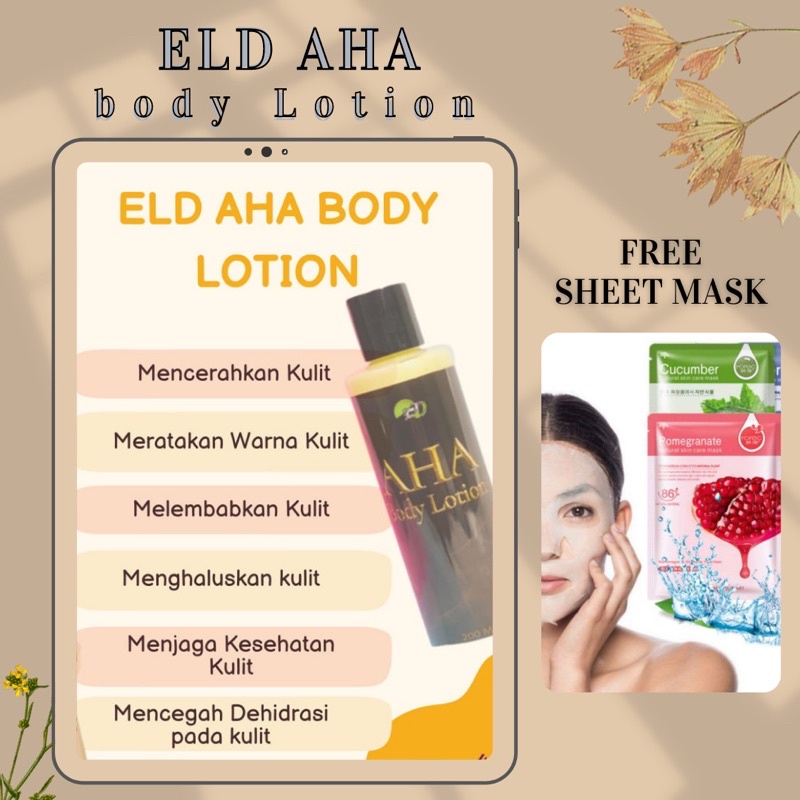 ELD BODY LOTION AHA 200ML