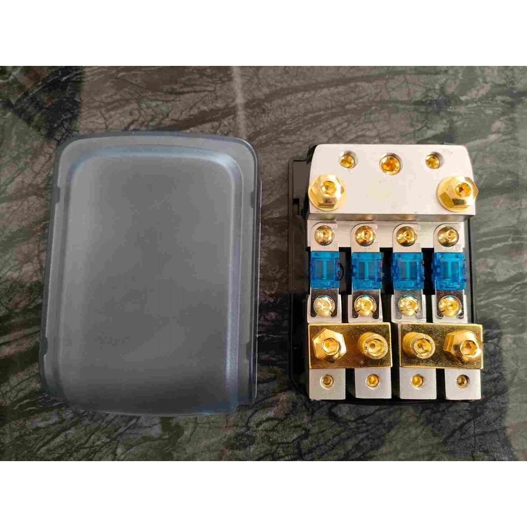 Fuse Distribution Block/ Sekring Audio Mobil 4 Jalur High Quality