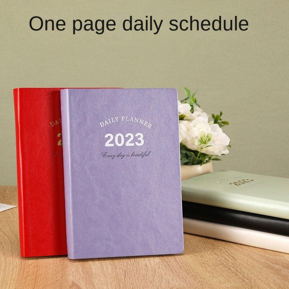 Mxbeauty 2023a5 Notebook Portable Habit Budidaya Perencanaan Kerja Manajemen Waktu Alat Kantor Diary Jurnal Kalender Tahunan