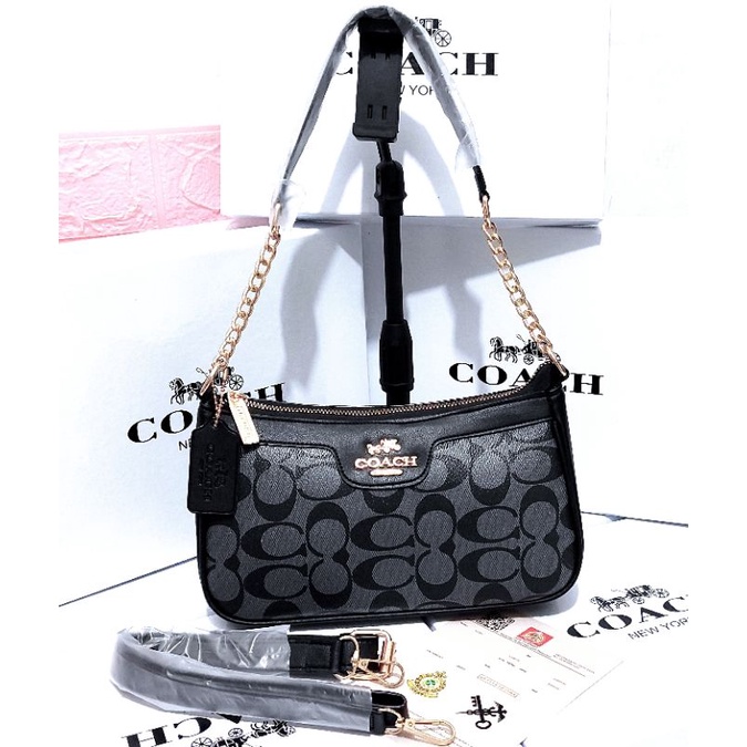 FREE BOX!! TAS IMPORT WANITA C0ACH TERRI LIS SHOULDER BAGS