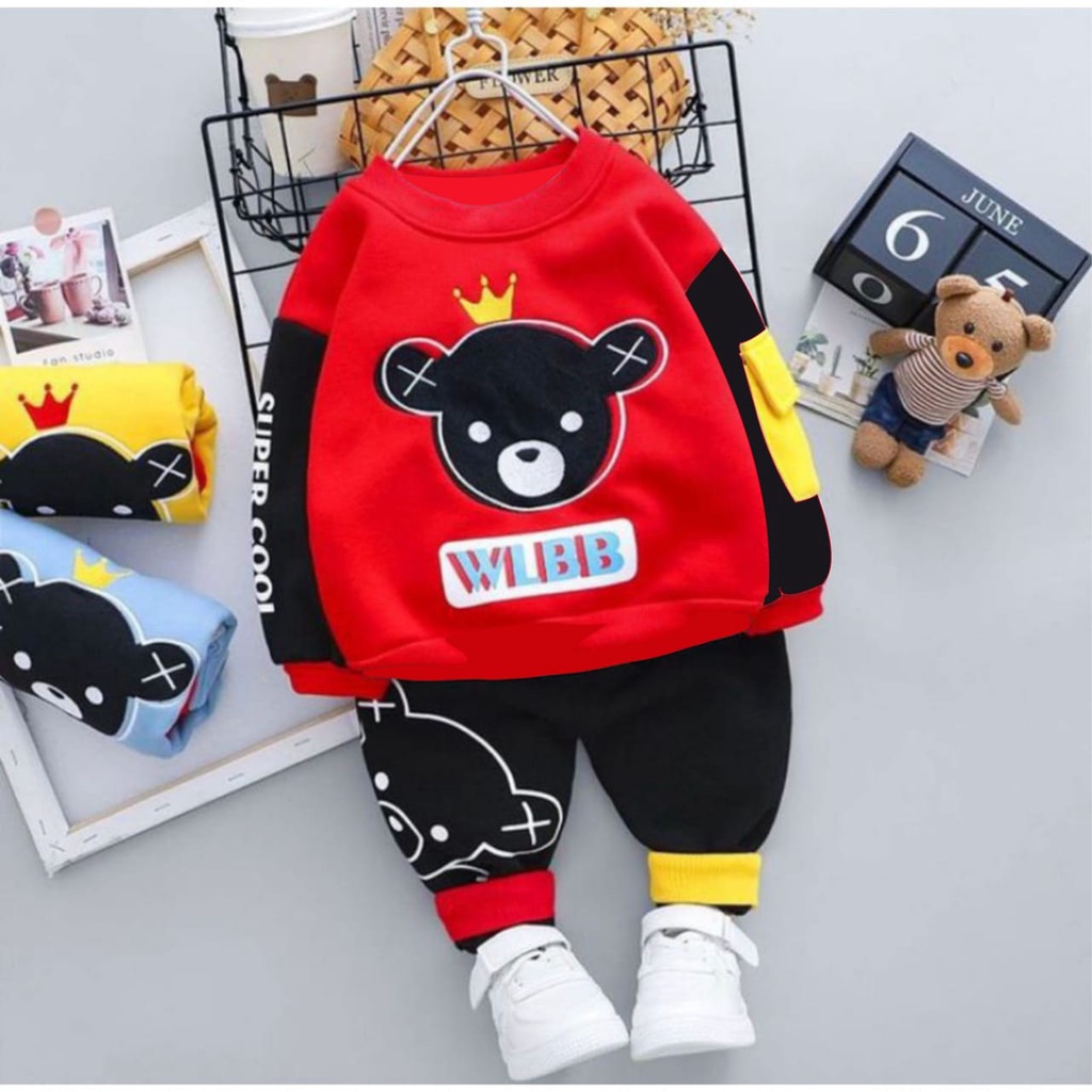 BAJU SETELAN ANAK  SWEATER 1-5 TAHUN00971