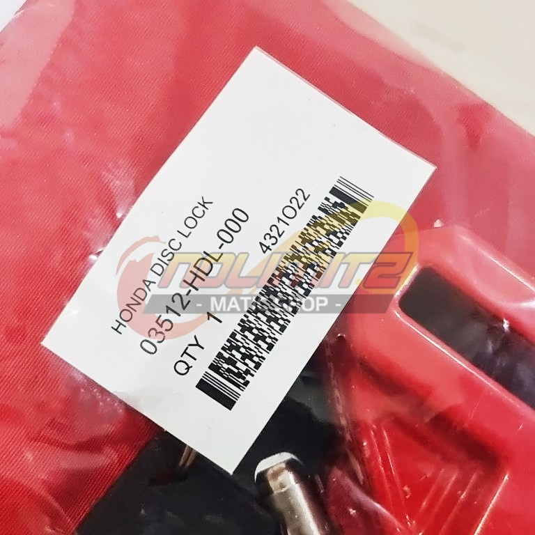 Gembok Cakram ORI Genuine Parts Honda Disc Lock Vario Beat Scoopy PCX