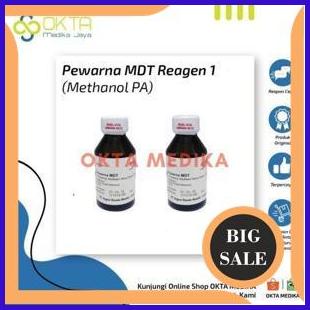 last stok PEWARNA MDT REAGEN 1 - METHANOL PA 100ML INDO REAGEN 2774N23