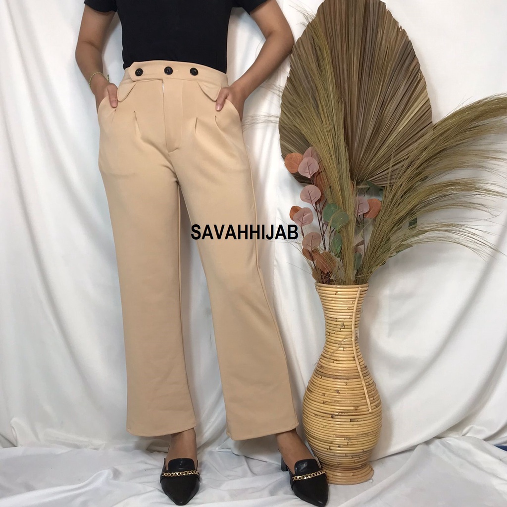 CELANA SCUBA PUSPI PANTS/CELANA PANJANG WANITA