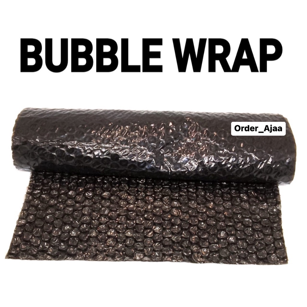 

Bubble Wrap Hitam Bubble Kemasan Barang Aman Packing Tambahan