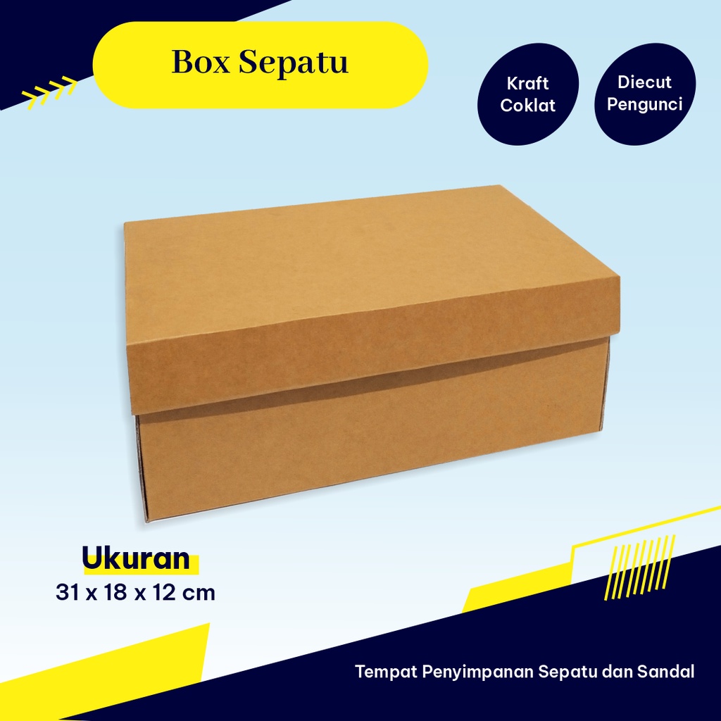 

Kardus/Box DC LS BOX SEPATU 31 x 18 x 12 cm - Boxsepatu/Customdesain/Customukuran