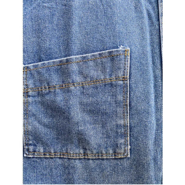 babyfit TWO POCKET RIPPED jeans baju kodok rok jeans overall anak perempuan import jx-0118