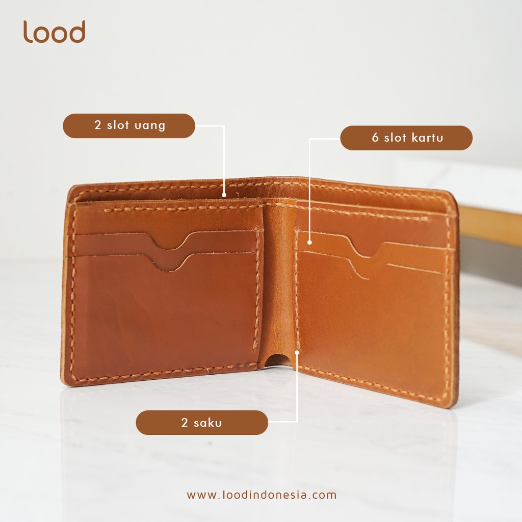 DOMPET PRIA FULL KULIT SAPI ASLI ORIGINAL 100% HANDMADE - GRATIS UKIR NAMA