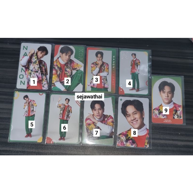Nanon Korapat, Krist Perawat Super Color Photocard PC Actor Thailand Official