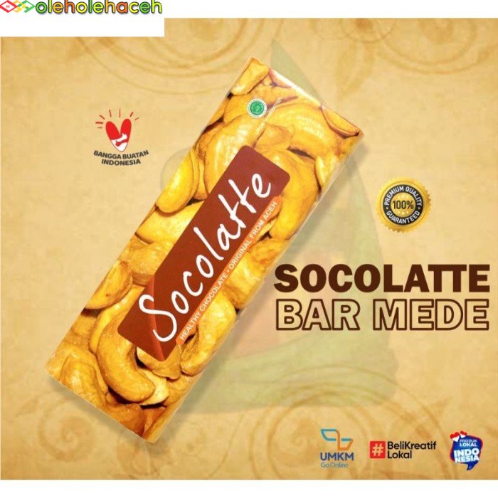 

Socolatte coklat bar kacang mede 70gr