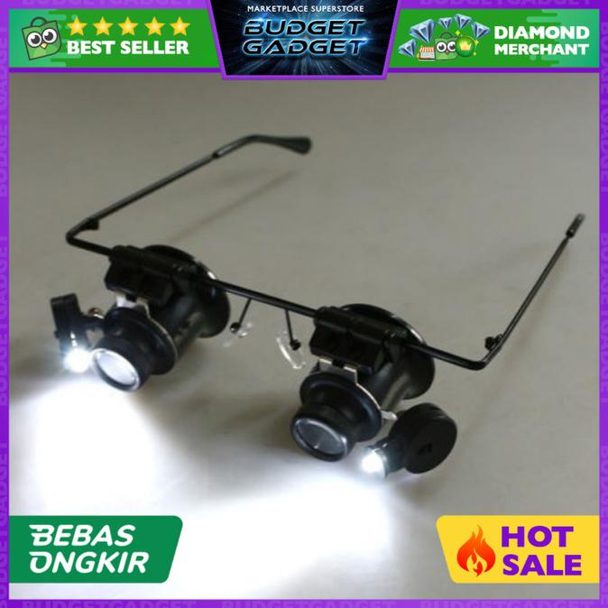 

Kaca Mata Pembesar Reparasi Jam atau Perhiasan 20x Magnifier