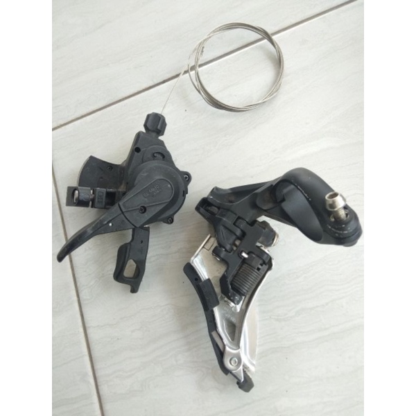 Shifter deore 3 speed m610 dan fd deore m617 model clamp side swing direct