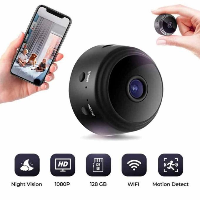 Terbaru SPY CAMERA A9 WIFI KAMERA PENGINTAI MINI HIDDEN CAM FULL HD MAGNET .