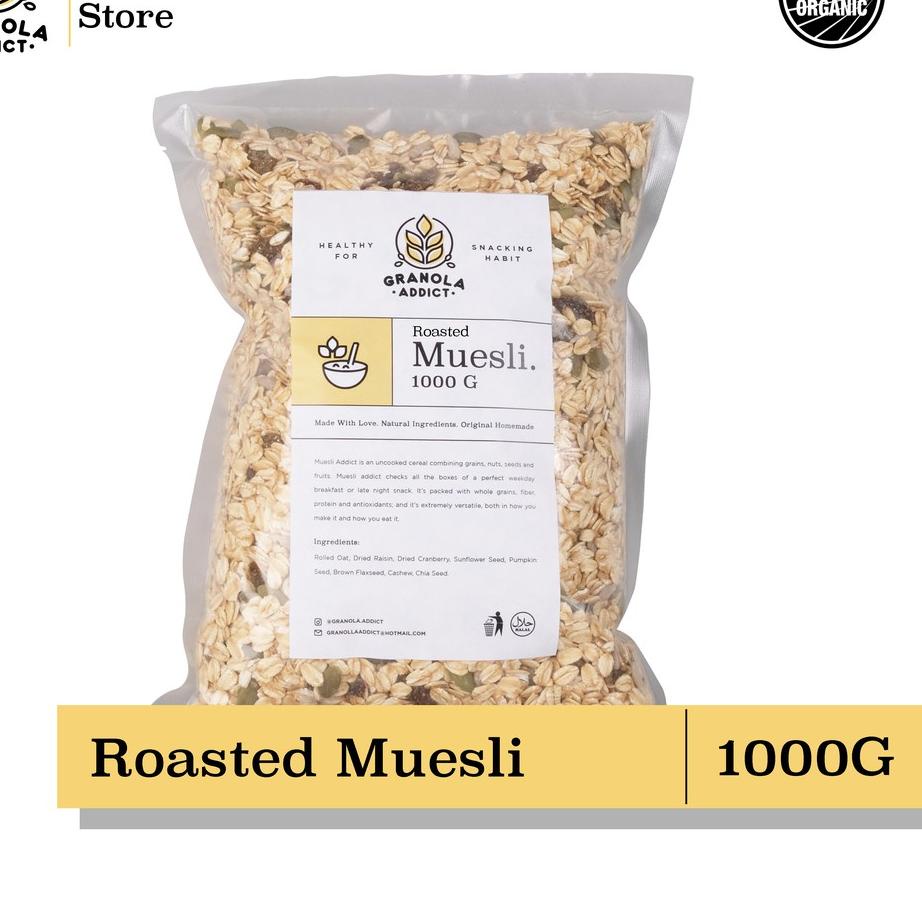 

Discount | BMH|Granola Addict - Roasted Muesli Fruit & Seed 1KG
