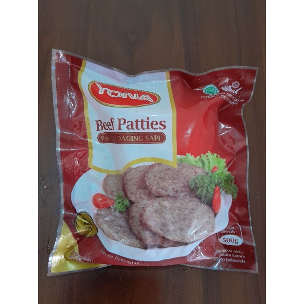 

YONA BEEF PATTIES 500gram