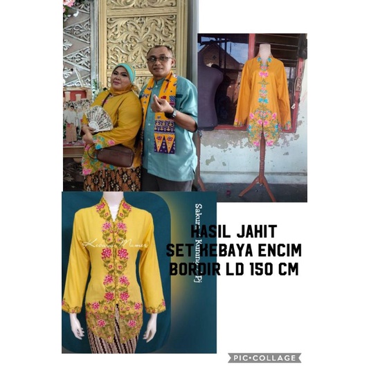 ld 150 cm kebaya encim betawi bordir jumbo bigsize murah