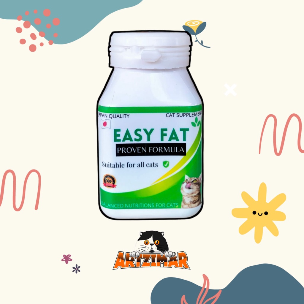 Vitamin Penambah Nafsu Makan dan Penggemuk Kucing EASY FAT PROVEN