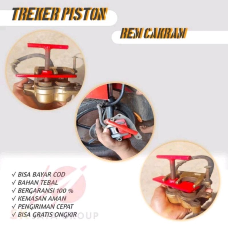 Treker Press Rem Cakram piston cakram Motor Mobil