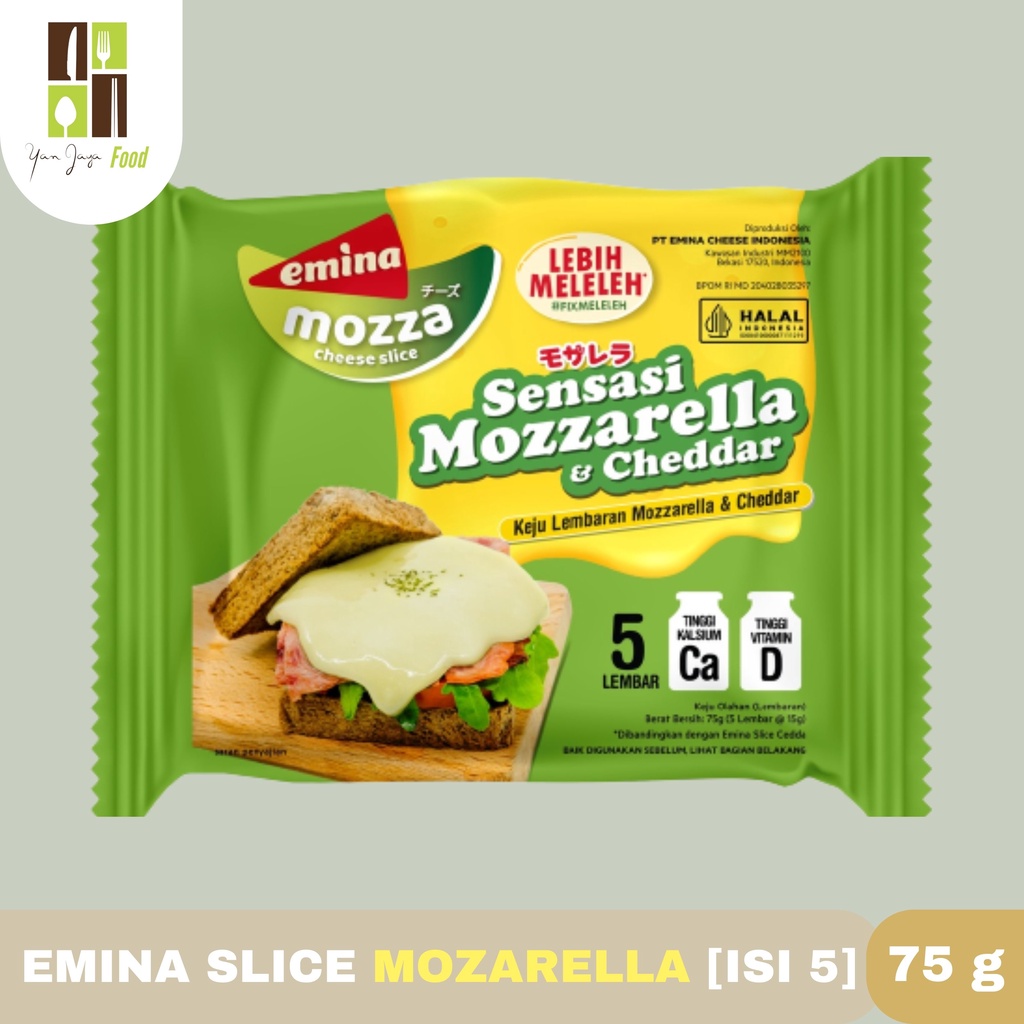 Emina Slice Mozzarella 5 X 15GR [75GR]