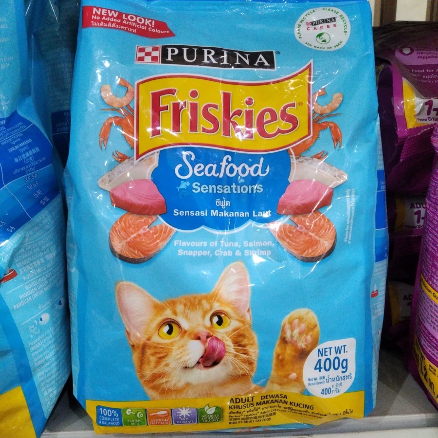 Friskies Seafood Sensation 400g nw - makanan kucing