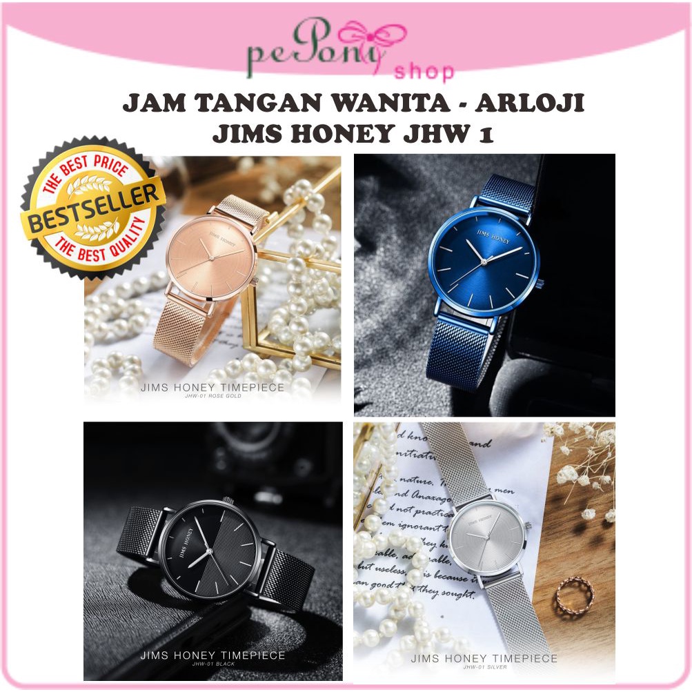Jam Tangan Wanita - Arloji Wanita JIMS HONEY JHW 1 - Arloji Bagus SALE