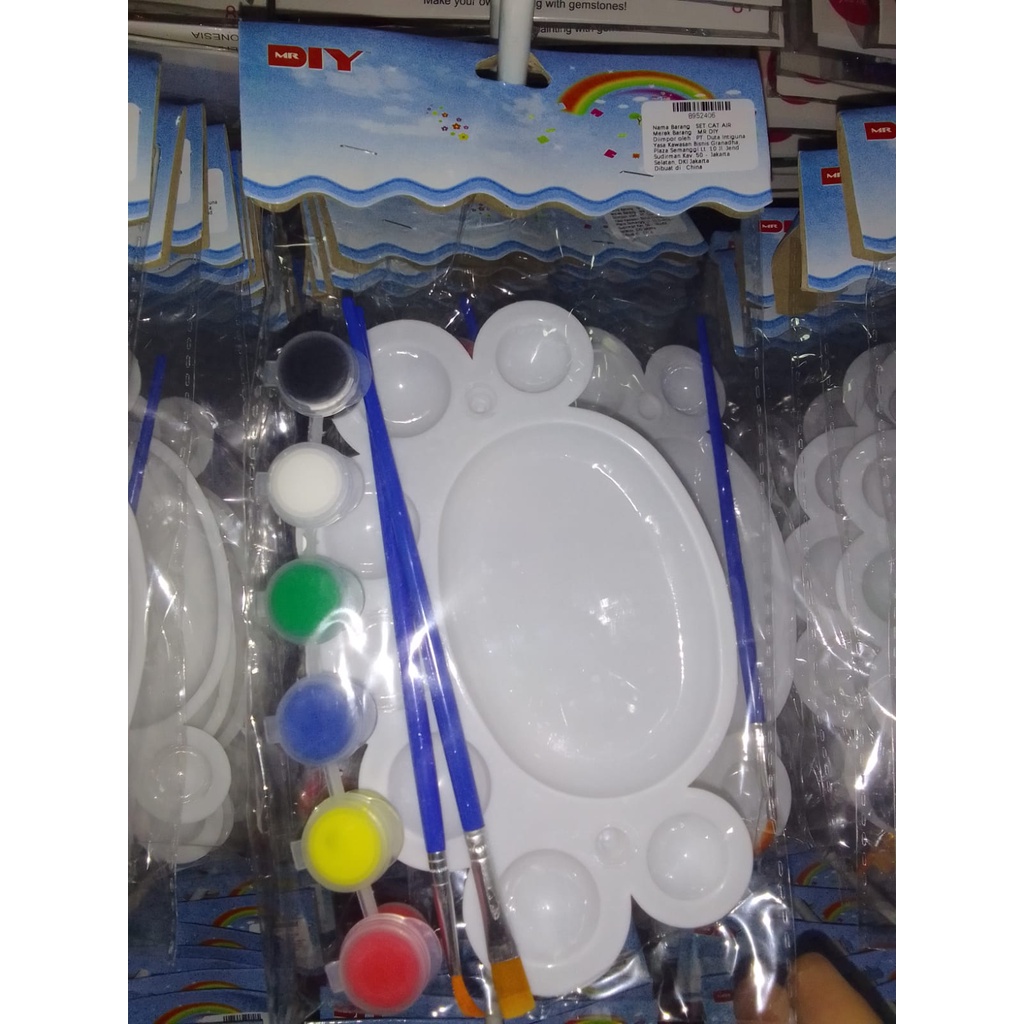 

MR DIY Perlengkapan Melukis dan Cat Warna Washable Fingerpaint - KADO/HADIAH/SOUVENIR