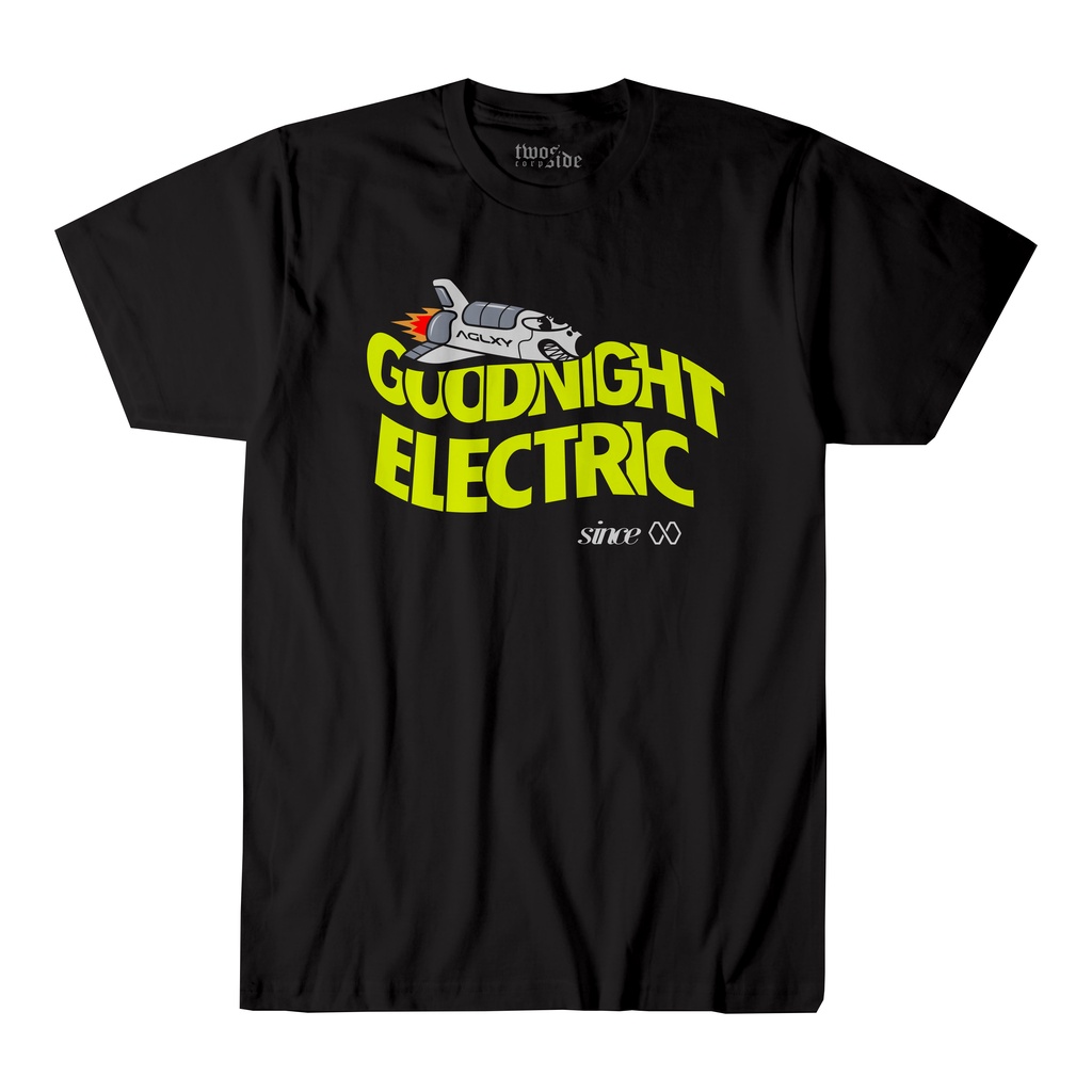T-Shirt Kaos Baju Band Goodnight Electric Code AGLXY Unisex Two Side