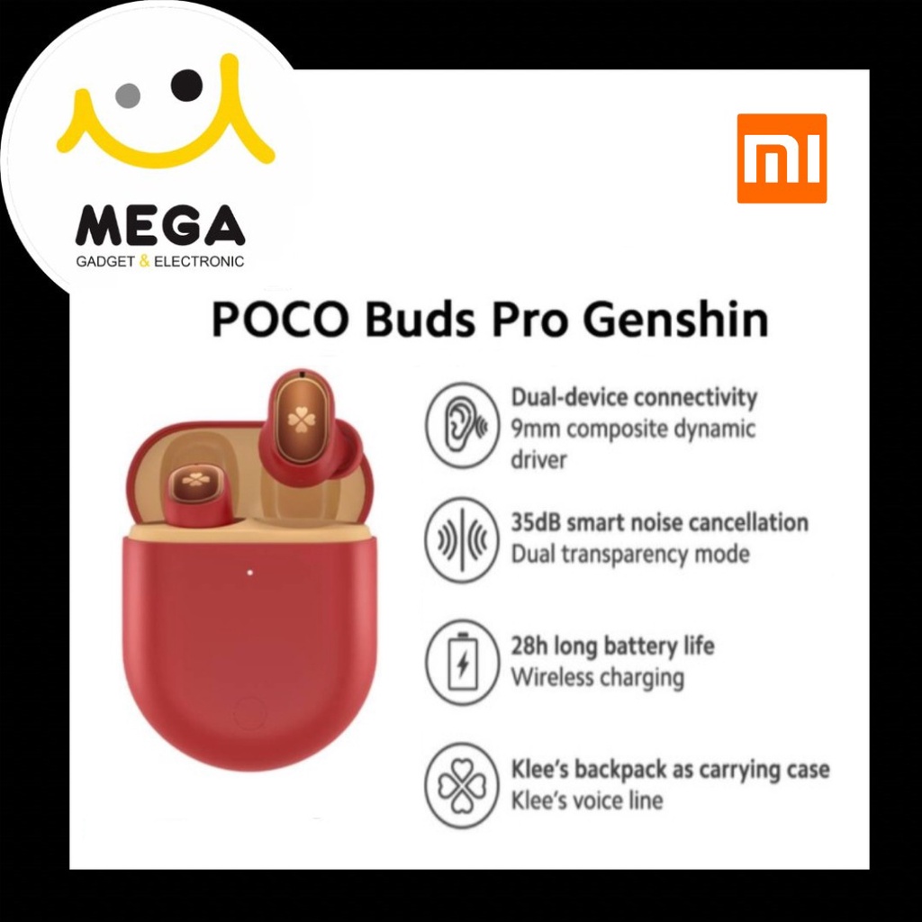 Xiaomi Poco Buds Pro Genshin Impact Edition Garansi Resmi Xiaomi Indonesia