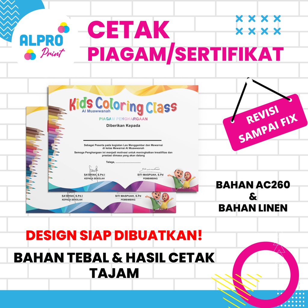 

CETAK PIAGAM PENGHARGAAN GRATIS DESIGN | Revisi Sampai Cocok