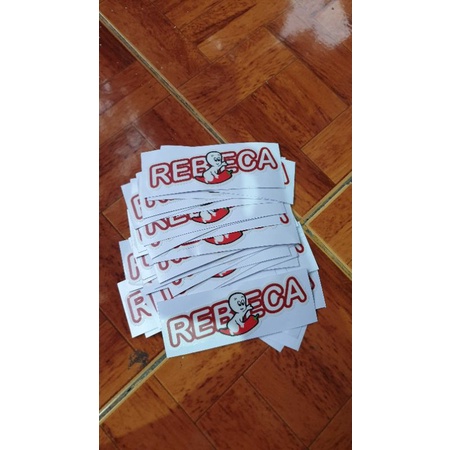 Stiker Rebeca casper lombok
