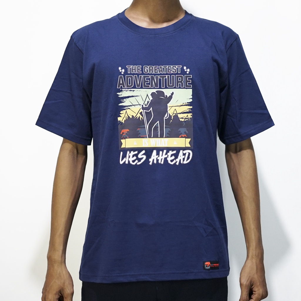 kaos tshirt tema adventure hiking zarventure 1006