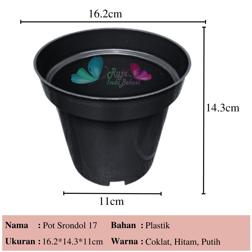 Rajaindobekasi Pot Tinggi Srondol 17 Hitam Mirip Pot Usa Eiffel Effiel 20 25 Pot Tinggi Tirus 10 15 18 20 30 35 40 50 Cm Plastik Besar Hitam Putih Murah