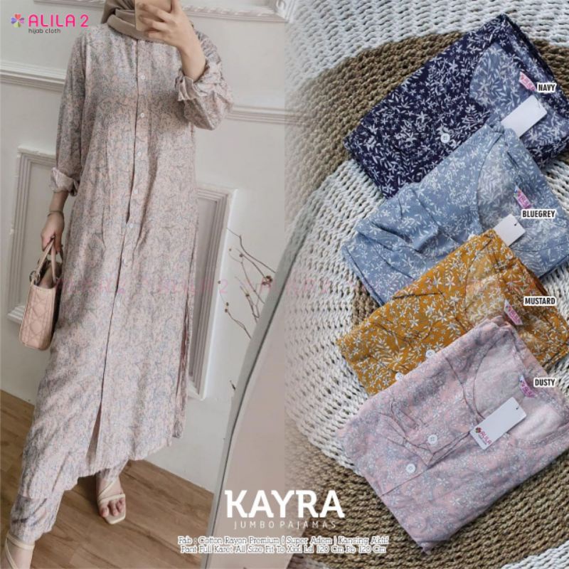 KAYRA JUMBO PAJAMAS ORI ALILA 2 | Cotton Rayon Premium