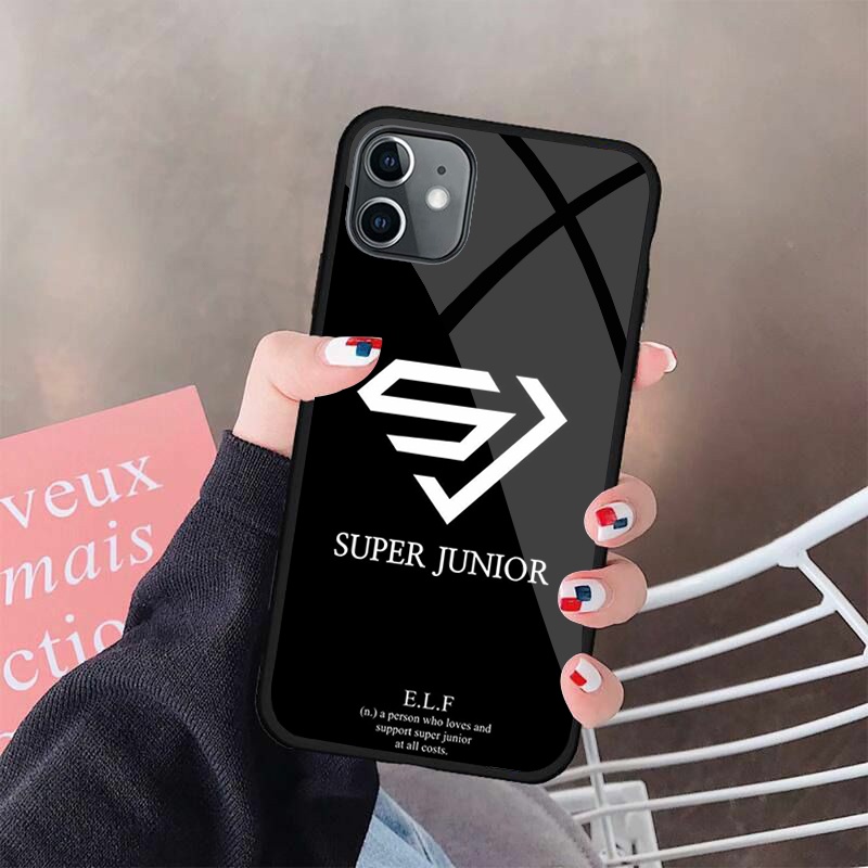 (SJ2) Case Custom Kpop Super Junior Logo Suju Aesthetic Glossy Casing All Type